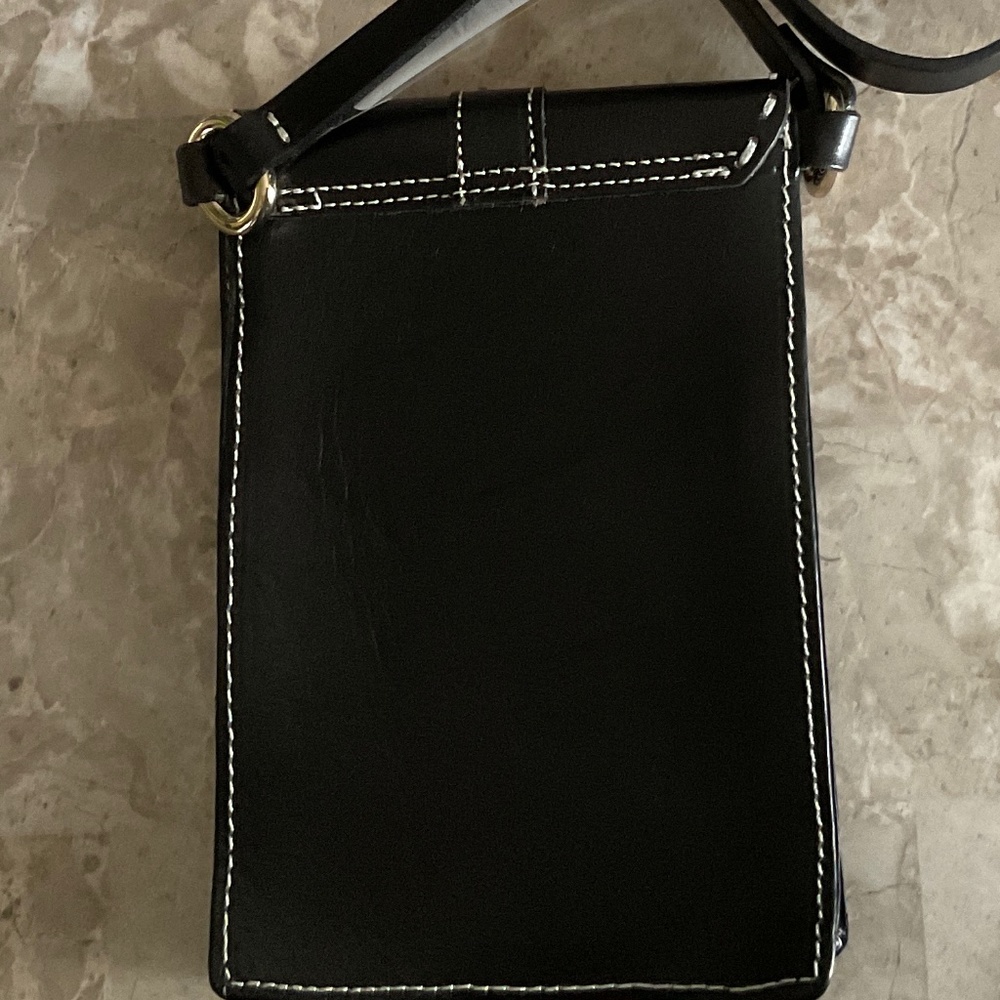 MICHAEL KORS Waist/Shoulder Mini Purse Genuine Leather Black - Picture 3 of 6